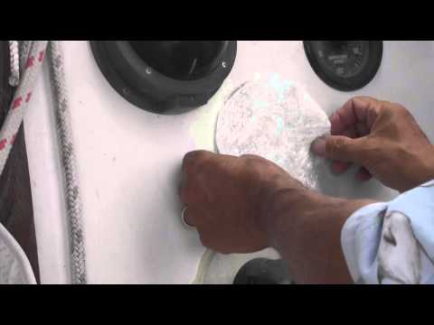 how to patch boat fiberglass