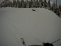 Skiing video - Skiing a run at Crystal Mountain