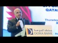 Doha Bank CEO Dr. Seetharaman speaks at the knowledge sharing session hosted by the Bank on 06th August 2015 in Bangalore, India  on 'Opportunities in Qatar and GCC'
