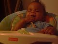 baby eat chicken bone...lol baby eat chicken bone...lol