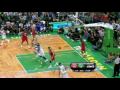 Rajon Rondo Pretty Pass To Daniels Vs 76ers (11.25.09)