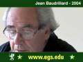 Jean Baudrillard -European Graduate School- 2004 classroom 3