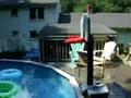 Juicy P does a chair dunk
