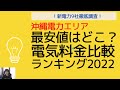 沖縄電力エリア｜最安値の電力プランはどこ？｜ひとり暮らしから大家族までまとめ！