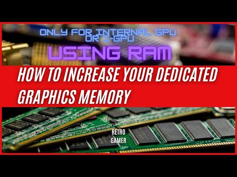 how to adjust vga memory