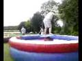 Katie surfing