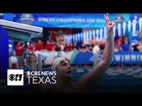 Il nuotatore SMU fa le onde, seguendo l’eredità del padre | CBS Texas Il nuotatore SMU fa le onde, seguendo l’eredità del padre | CBS Texas