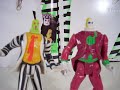 vintage kenner 1989 beetlejuice figures showtime & spinhead