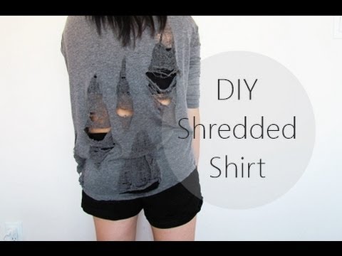 how to repair a torn t shirt