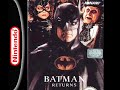 track 14 / 20 (complete soundtrack) batman returns [nes-bx] nintendo entertainment system developer, publisher: konami sound designer: otsumami-matsuo, g5 tateishi year: 1993 tracklist: 1 - title 2 - intro pt 1 3 - intro pt 2 4 - intro pt 3 5 - intro pt 4 6 - stage 1 - gotham plaza 7 - stage 2 - shreck's department store 8 - catwoman's theme 9 - penguin's theme 10 - stage 3 - ice princess 11 - stage 4a - following the circus train 12 - stage 4b - rescue the children 13 - stage 5 - the penguin armies 14 - stage 6 - arctic world 15 - boss theme 16 - boss clear 17 - ending 18 - end credits 1 19 - end credits 2 20 - game over sampled from hardware. visit track 1 from this selection for download links.