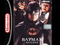 track 14 / 20 (complete soundtrack) batman returns [nes-bx] nintendo entertainment system developer, publisher: konami sound designer: otsumami-matsuo, g5 tateishi year: 1993 tracklist: 1 - title 2 - intro pt 1 3 - intro pt 2 4 - intro pt 3 5 - intro pt 4 6 - stage 1 - gotham plaza 7 - stage 2 - shreck's department store 8 - catwoman's theme 9 - penguin's theme 10 - stage 3 - ice princess 11 - stage 4a - following the circus train 12 - stage 4b - rescue the children 13 - stage 5 - the penguin armies 14 - stage 6 - arctic world 15 - boss theme 16 - boss clear 17 - ending 18 - end credits 1 19 - end credits 2 20 - game over sampled from hardware. visit track 1 from this selection for download links.