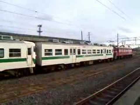717系廃車回送@岩沼駅到着