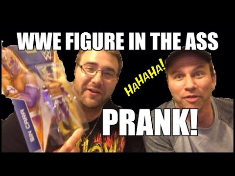 PRANK CALLING MATTEL! WWE Figure stuck in MY BUTT! By Grims Toy Show
