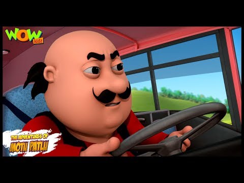 Motu Patlu Cartoons In Hindi | Animated Series | Motu Patlu ki bus | Wow Kidz