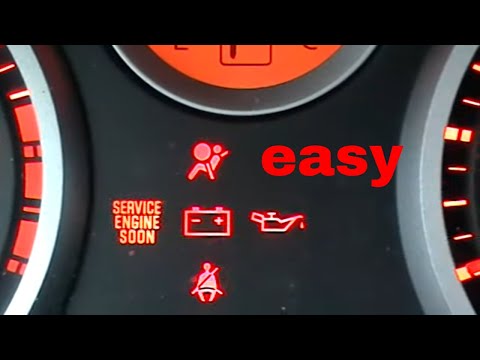 NISSAN SENTRA , INFINITY airbag light blinking how to diagnose