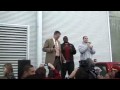Iowa State Fans Welcome the Football Team Back to Ames