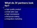 Joint Ventures