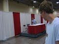 vic mignogna and richard cox had their autograph tables next to each other on sunday at fan expo.  richard decided to throw things at vic, and he picked them at and said 