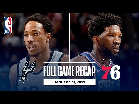Video: Full Game Recap: Spurs vs 76ers | SAS & PHI Go Down To The Wire!