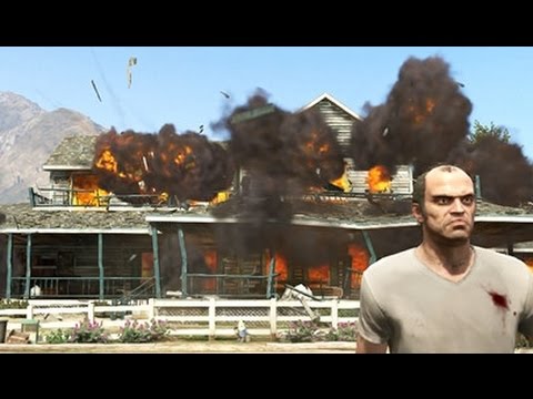 #15【GTA5ストーリー編(PS3)】家を爆破だ!!