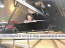 Sonate n�1 en Do majeur pour piano compos� par Alexandre C
