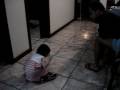 videos de Gabi andando com o tênis do tio Má
