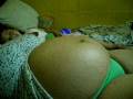 Moving  tummy-Baby Kiehl inside