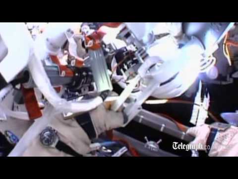 Russian cosmonauts complete telescope mission during ISS spacewalk