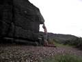 Peak Bouldering - Curbar - Trackside Arete