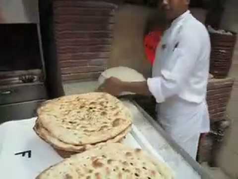 Making Iranian Bread in Kuwait 
