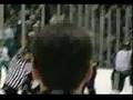 Massive college hockey fight