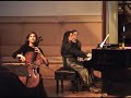 timora rosler-cello and kl�ra w�rtz-piano.
sonata no.5 op. 102 no.2. 2nd movement: adagio con moto sentimento d'affetto.
marathon concert, complete beethoven sonatas for cello and piano.
cristofori, amsterdam, jan. 2005