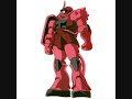 gundam battle assault MS-06F Zaku II and MS-06S-Char Zaku II