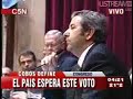 Cobos voto a favor del campo.