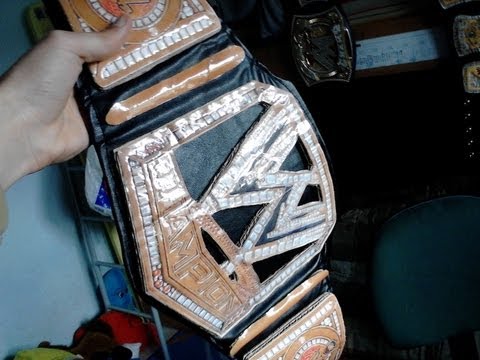 how to make a wwe championship belt