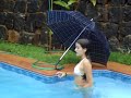 Piscina transbordando