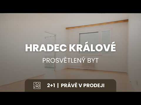 Video Byt 2+1 s balkónem v Hradci Králové – nejoblíbenější lokalita, ulice Štefánikova