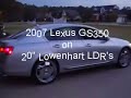 2007 Lexus GS350 on 20