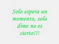 Solo quedate en silencio lyrics