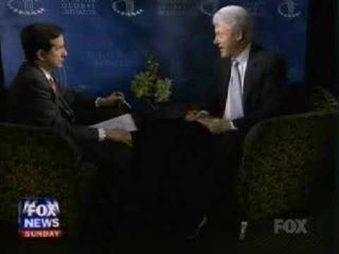 Bill Clinton on Fox News Sunday ...