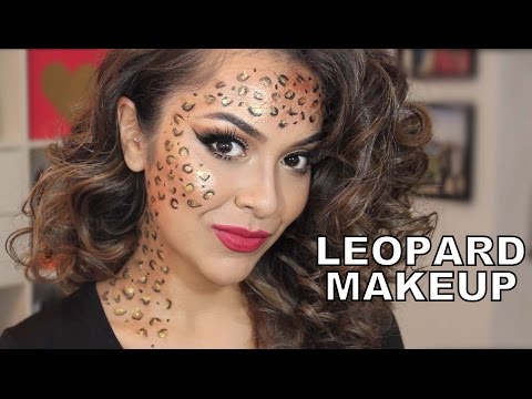 Easy Last Minute Halloween Look - Leopard Makeup - TrinaDuhra