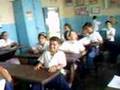 simulacro de temblor en la escuela