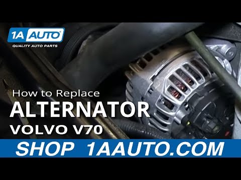 how to change alternator volvo xc90