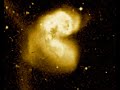 Colliding galaxies. Colliding galaxies.