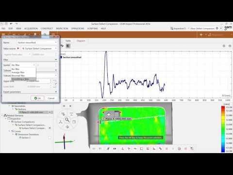 GOM Software 2016 - Inspection Extract Values from Surface Analysis GOM Software 2016 - Inspection Extract Values from Surface Analysis
