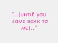 [..On Bended Knee*]