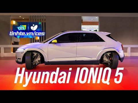 Cận cảnh xe điện Hyundai đi ngang, xoay vòng tròn, đi chéo và cách hoạt động tại CES 2024