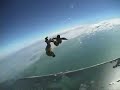 skydiving on the mountain Montana swooping extreme canopy stuff high performance blade running