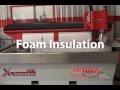 Pure Water Jet Cutting Foam Insulation