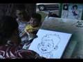 Live Caricature of Screaming Baby!